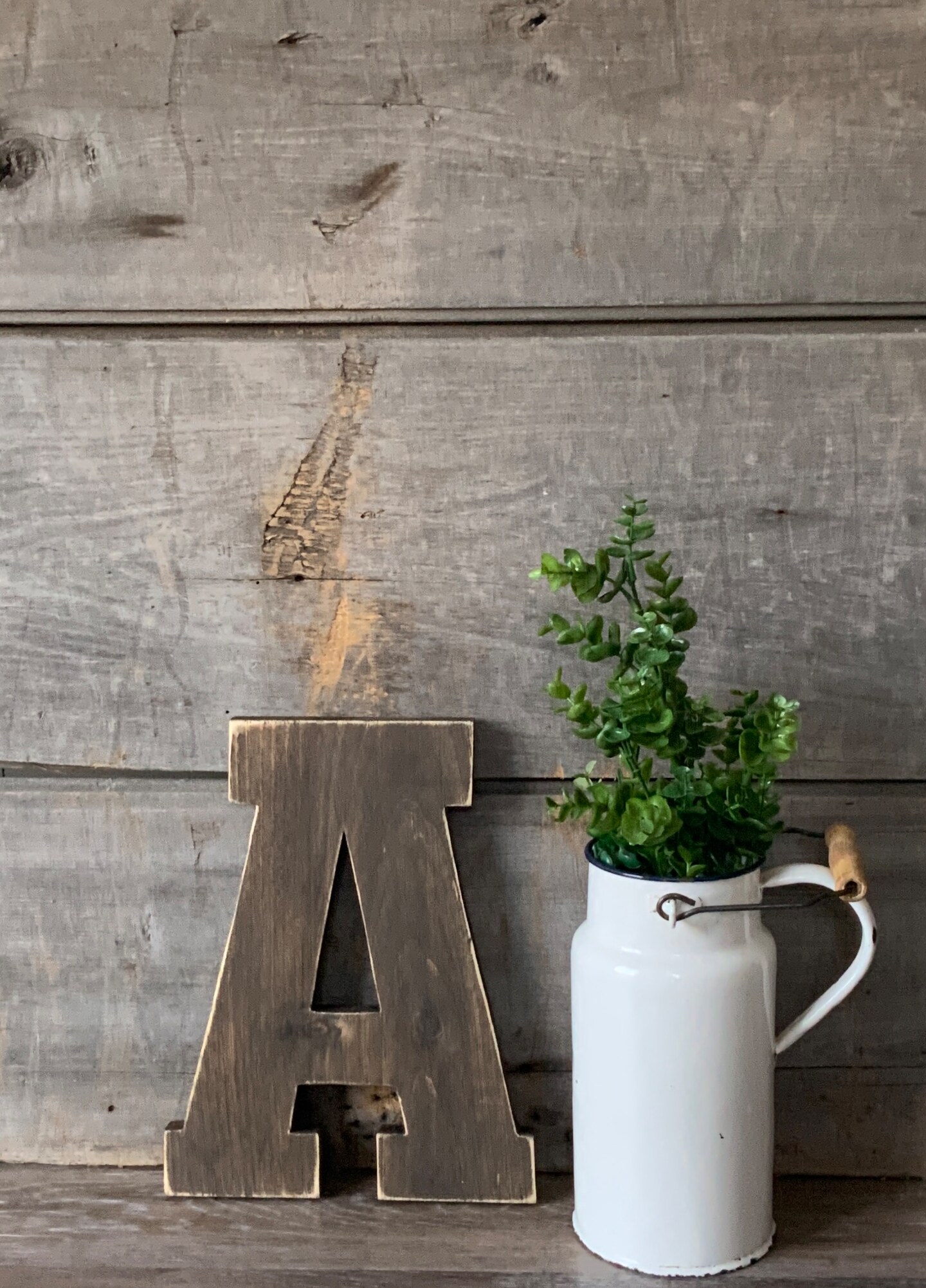 Barn Wood Letters or numbers measuring 12 inches tall, barn wood ...