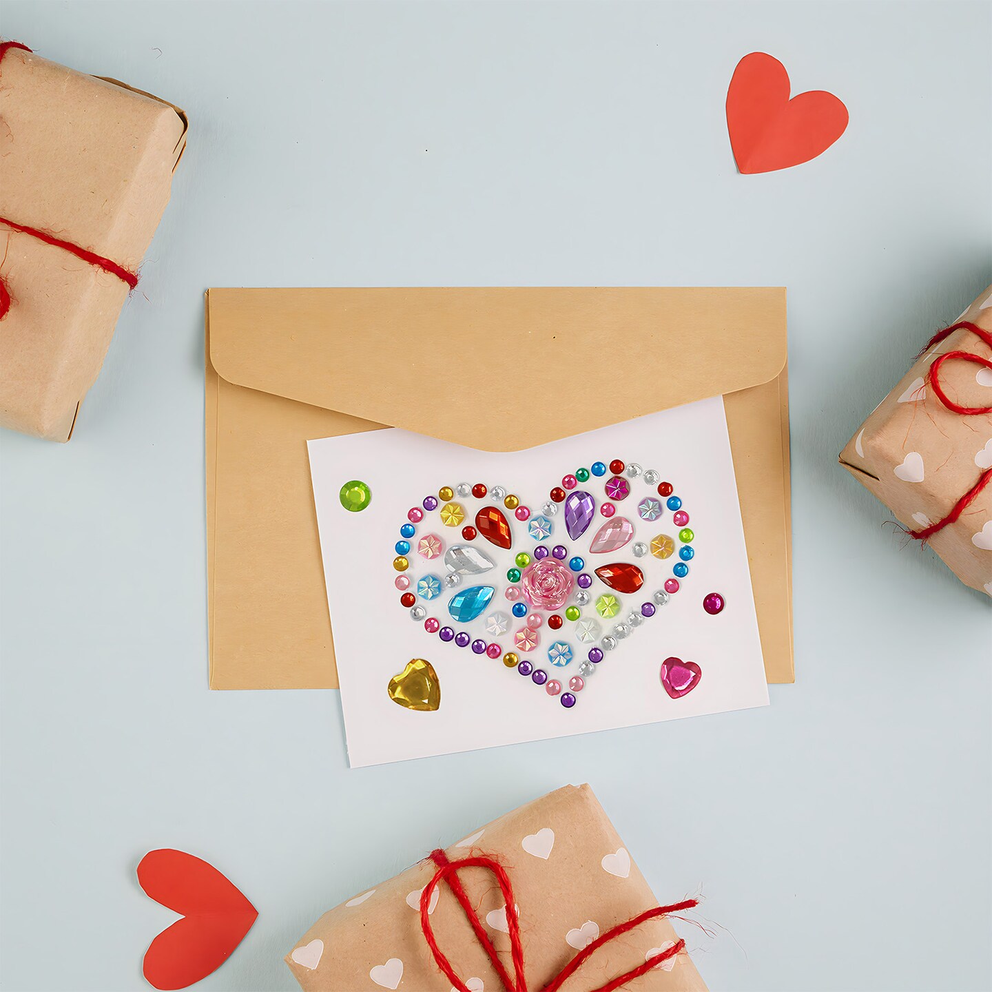 Wrapables Crystal Rhinestone Gem Stickers, Bling Jewel Adhesives for DIY Arts & Crafts, Smartphones, Water Bottles, Sunglass Cases (Set of 6)