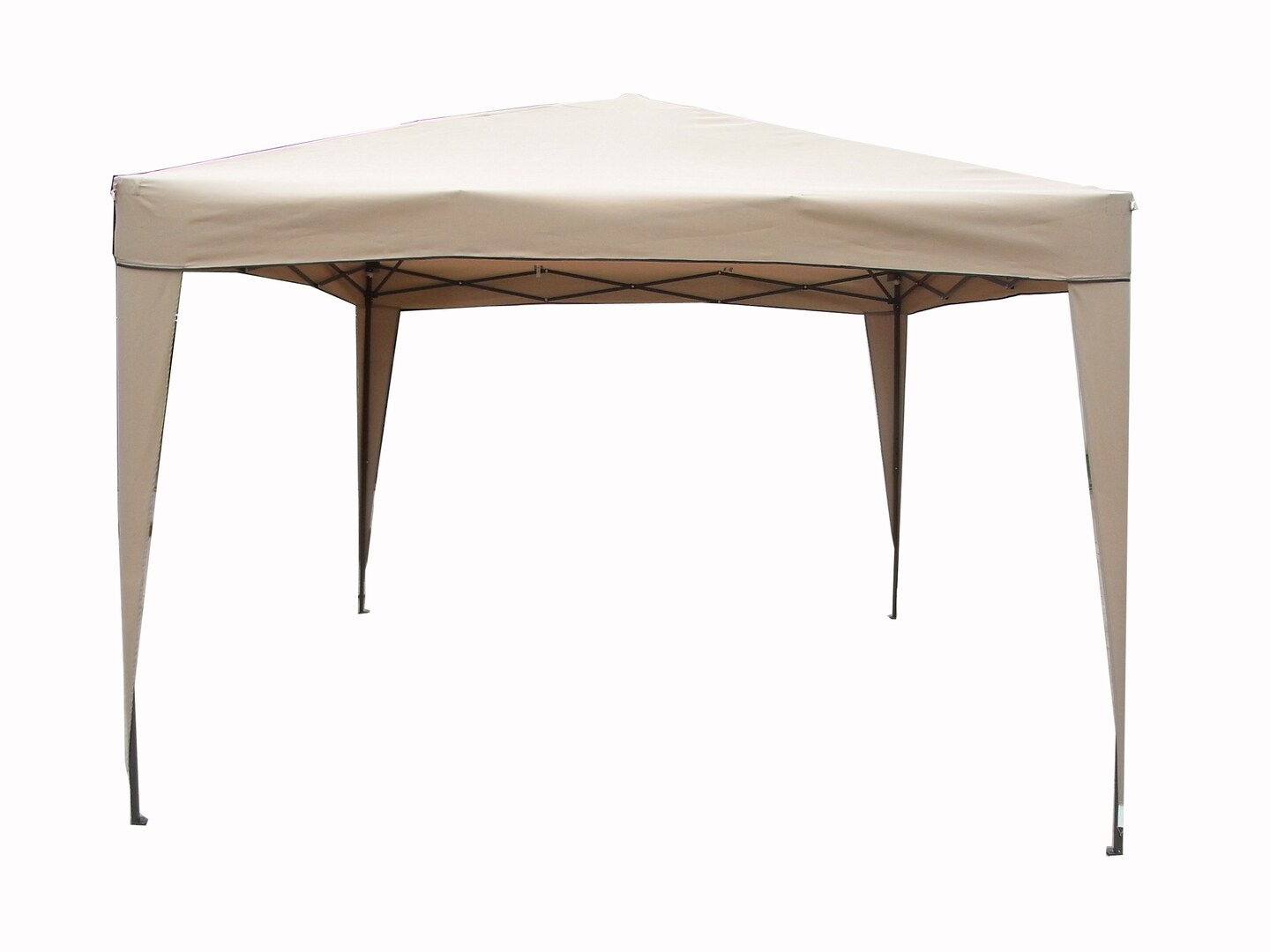 CC Outdoor Living 10&#x27; x 10&#x27; Pop-Up Outdoor Garden Gazebo Party Tent Canopy &#x2013; Beige