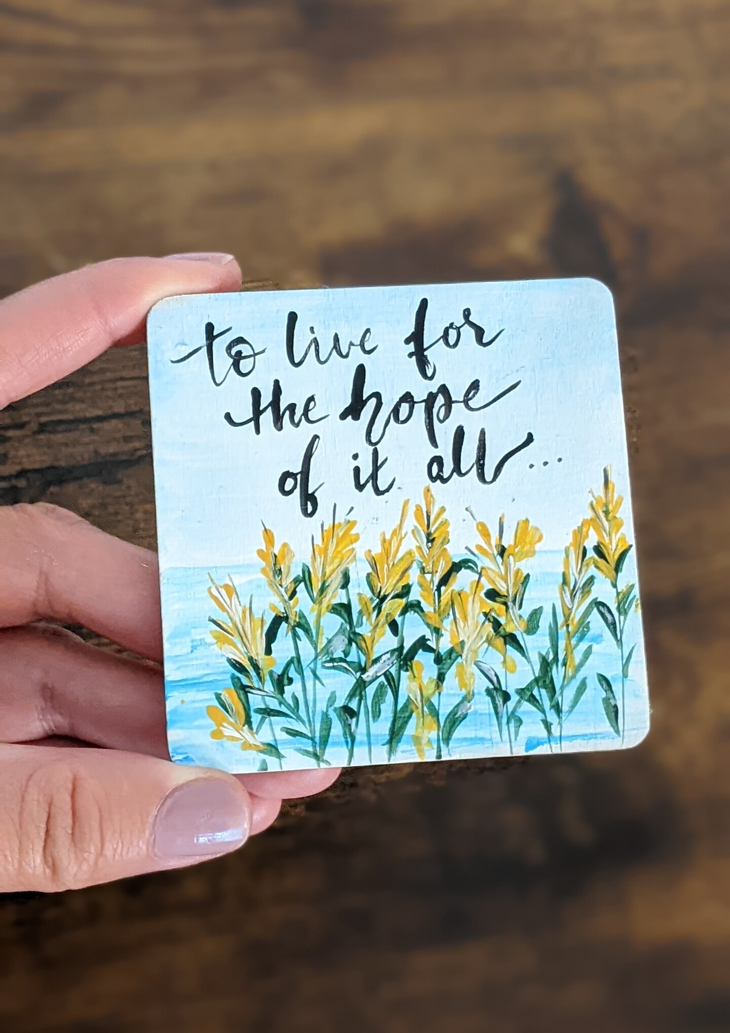 To live for the hope of it all, Taylor Swift, Wood Magnet
