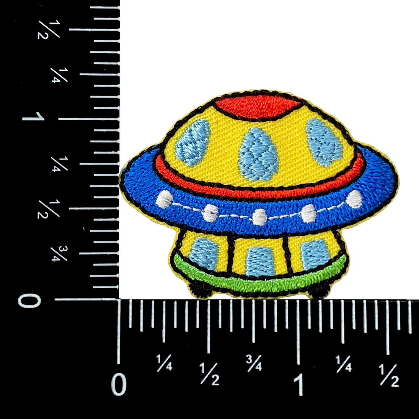 UFO, Space Craft, Embroidered, Iron on Patch