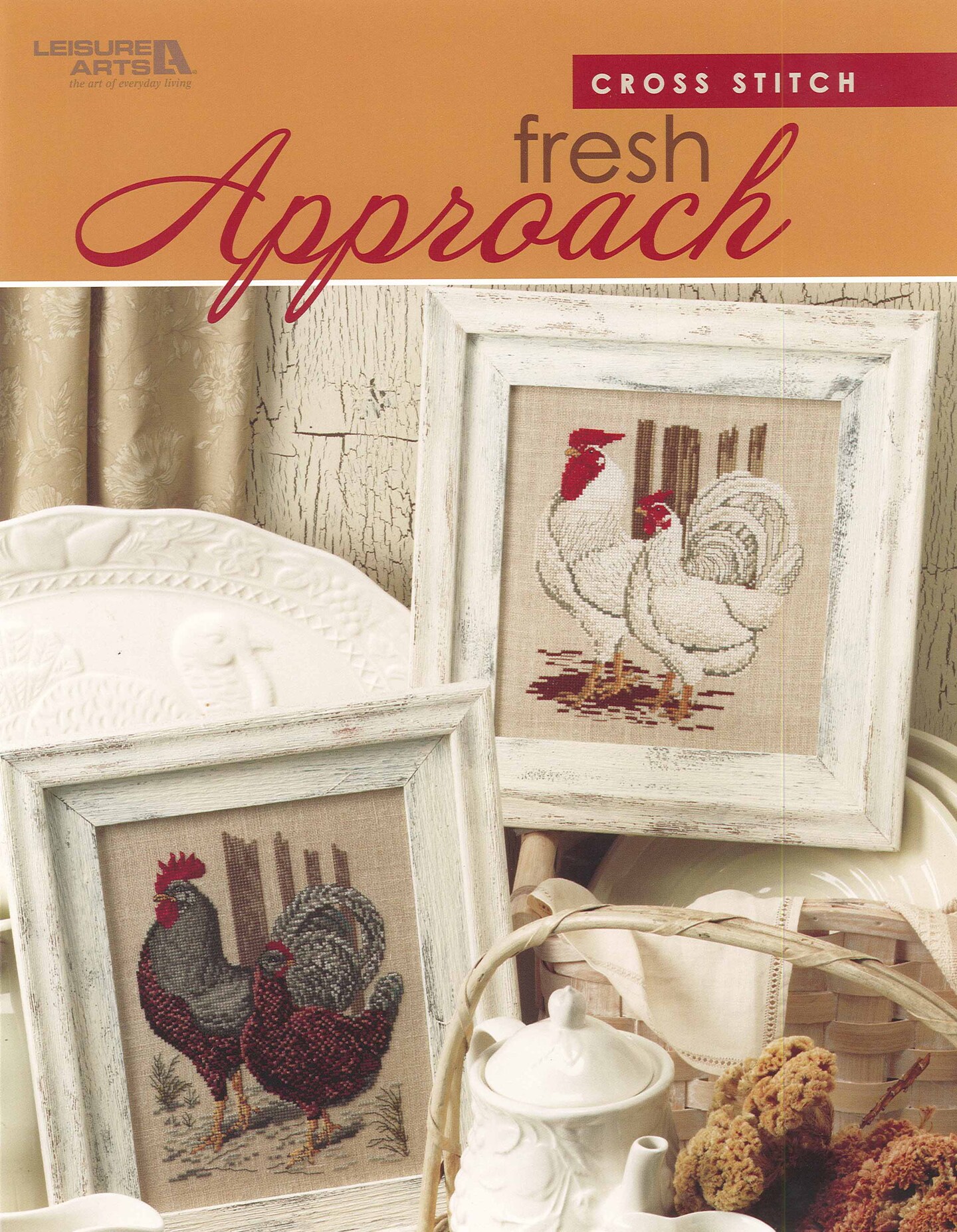 Leisure Arts Cross Stitch Fresh Approach Cross Stitch Book