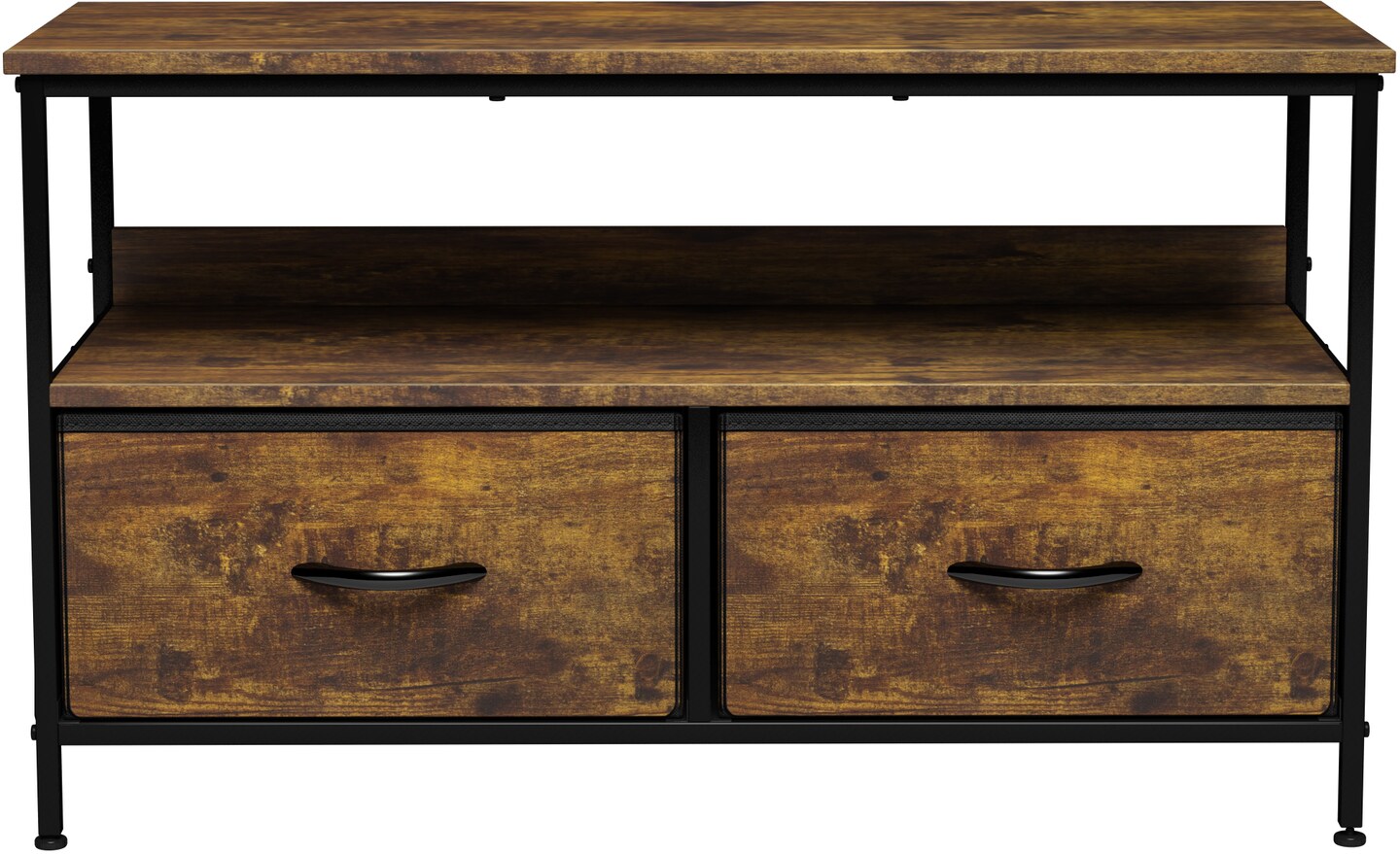 Sorbus TV Stand Dresser with 2 Drawers - Television Riser Chest with Storage - Bedroom, Living Room, Closet, &#x26; Dorm Furniture