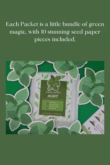 Plant Me!! Plantable Seed Paper-Mint