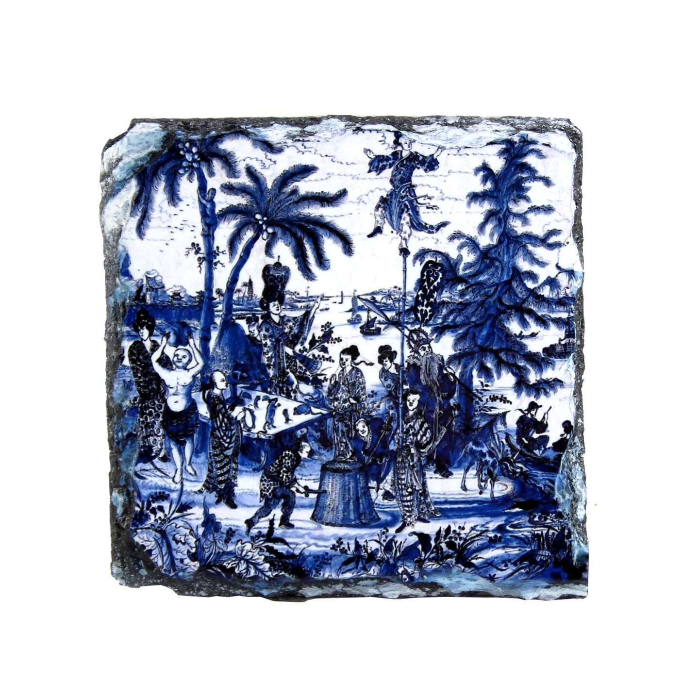 SubliSLATE Sublimation Slate Blank, Square Coaster for Photo Quality Sublimation Printing