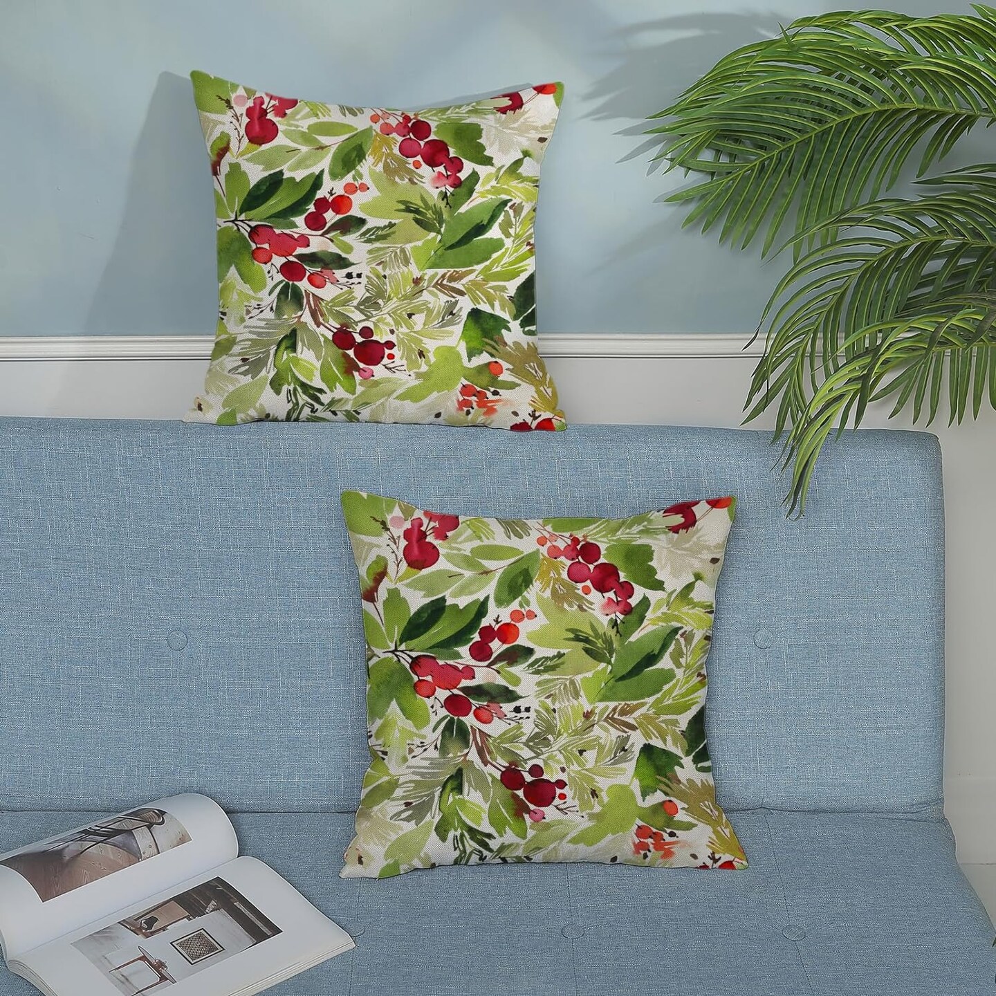 18 Inches Decorated Winter Christmas Pillow Covers