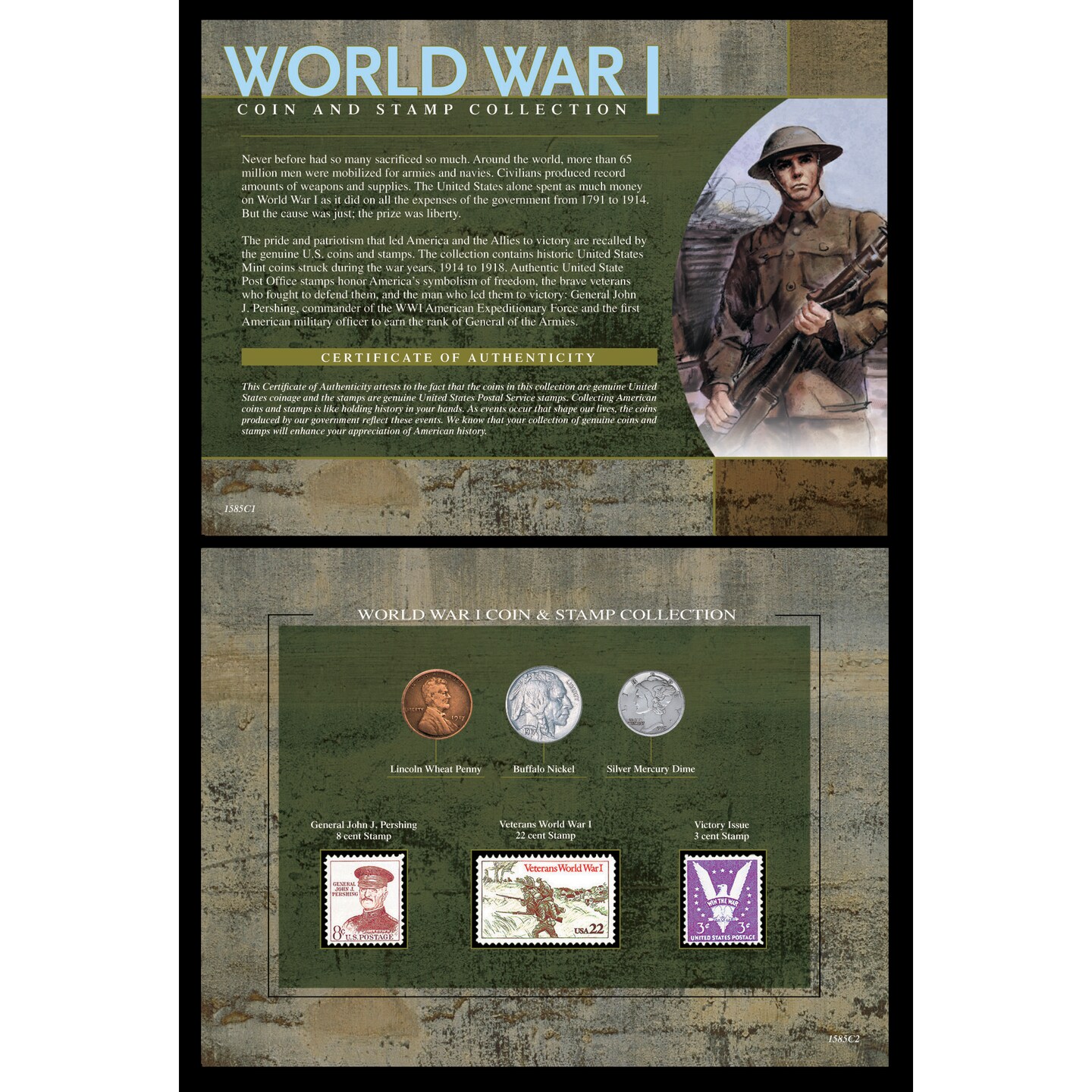 World War I Coin &#x26; Stamp Collection