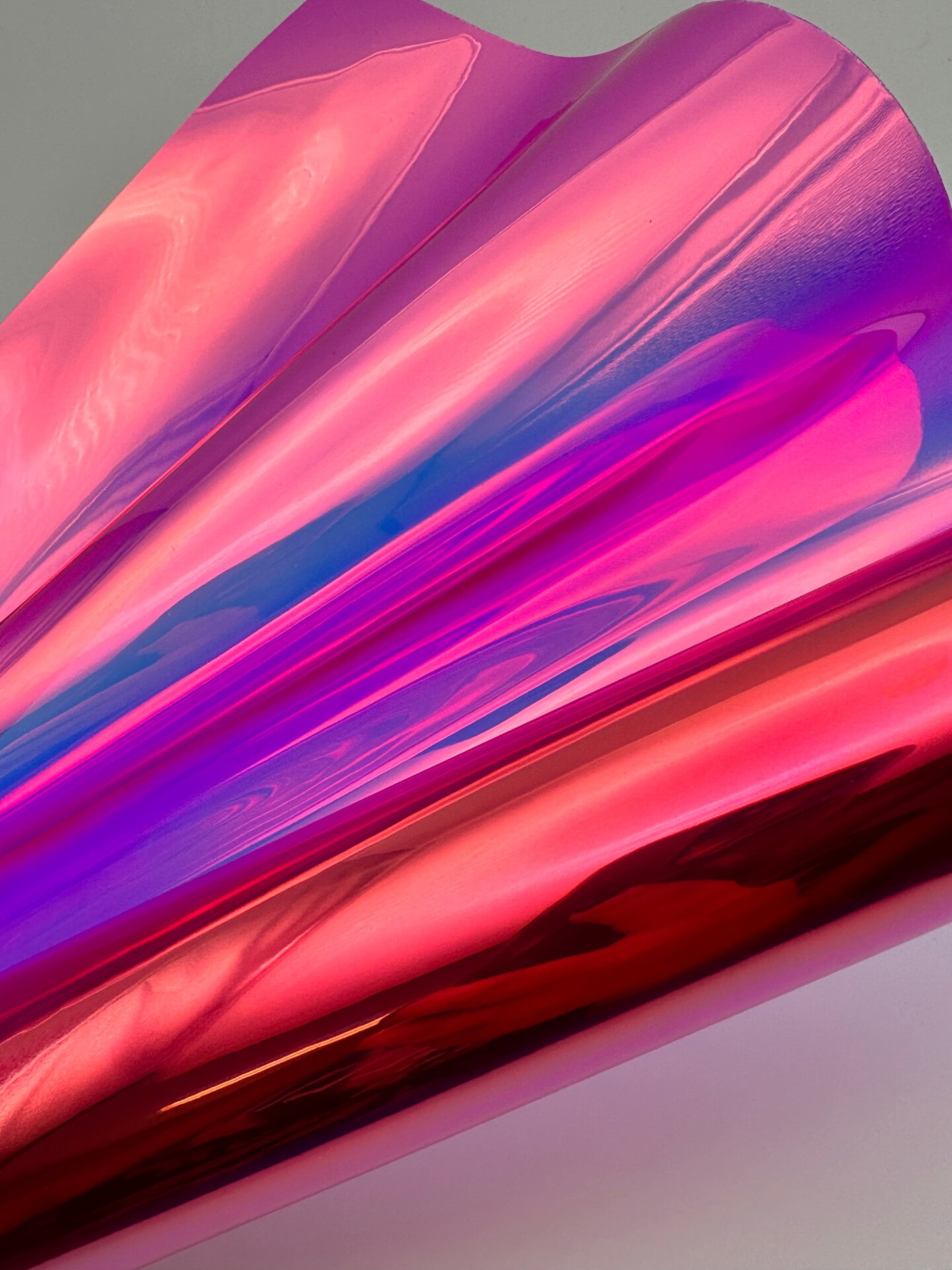 Hot Pink Clear Holographic TPU Vinyl