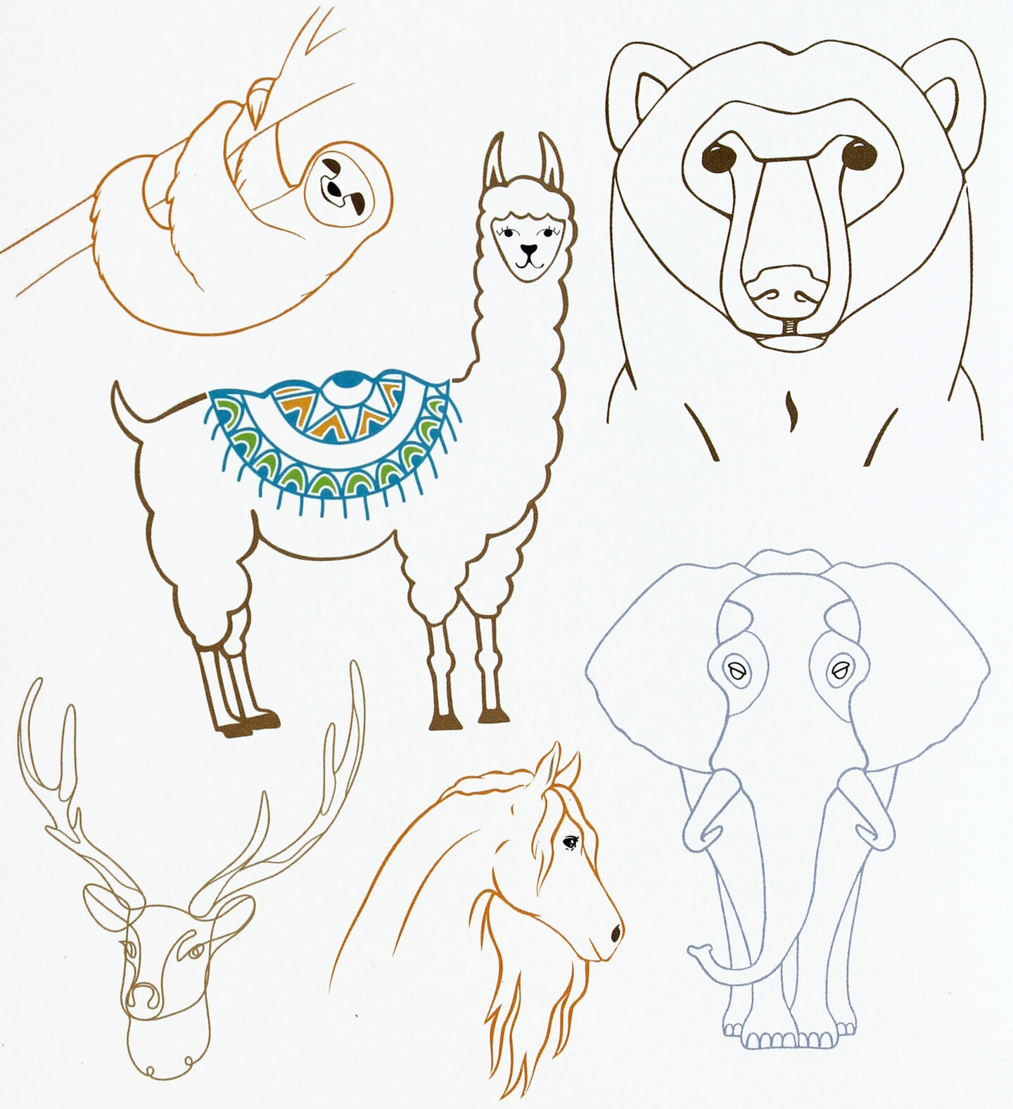 Leisure Arts Iron-On Transfer, Animals, Embroidery Patterns, Embroidery Patterns Iron On Transfers, Hand Patterns, Iron On Transfer Patterns