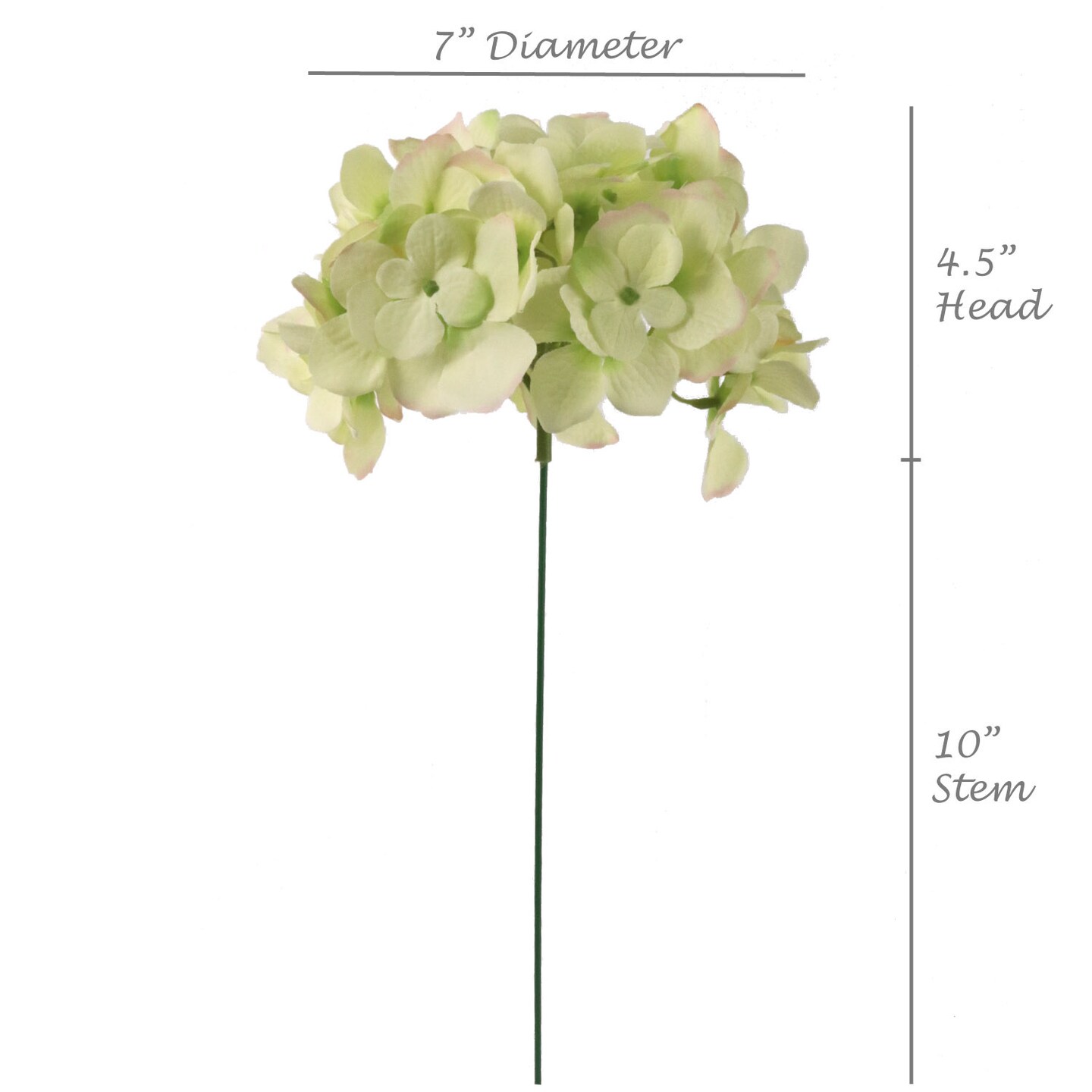 Set of 20: Artificial Silk Hydrangea Flower Picks