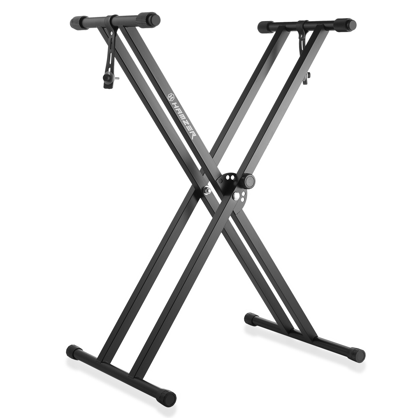 Hamzer Premium Heavy Duty Double Braced Adjustable X2 Style Music Piano Keyboard Stand