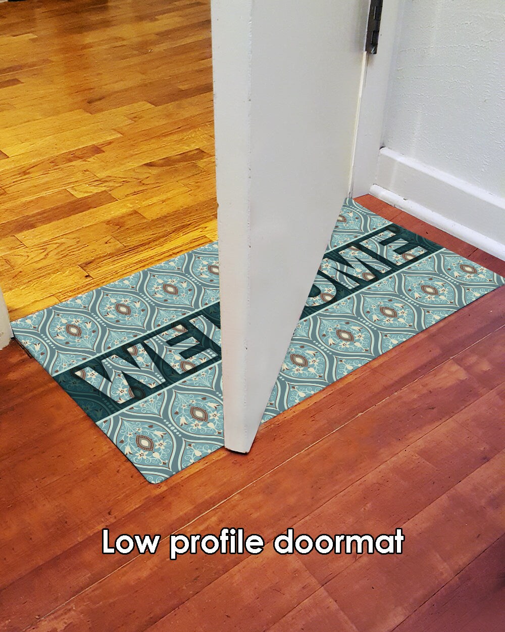 Ornate Droplets Welcome Door Mat (18 x 30&#x22;)