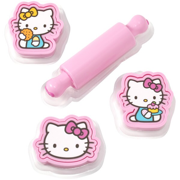Hello Kitty Play Bake Fun! DecoSet Cake Decoration