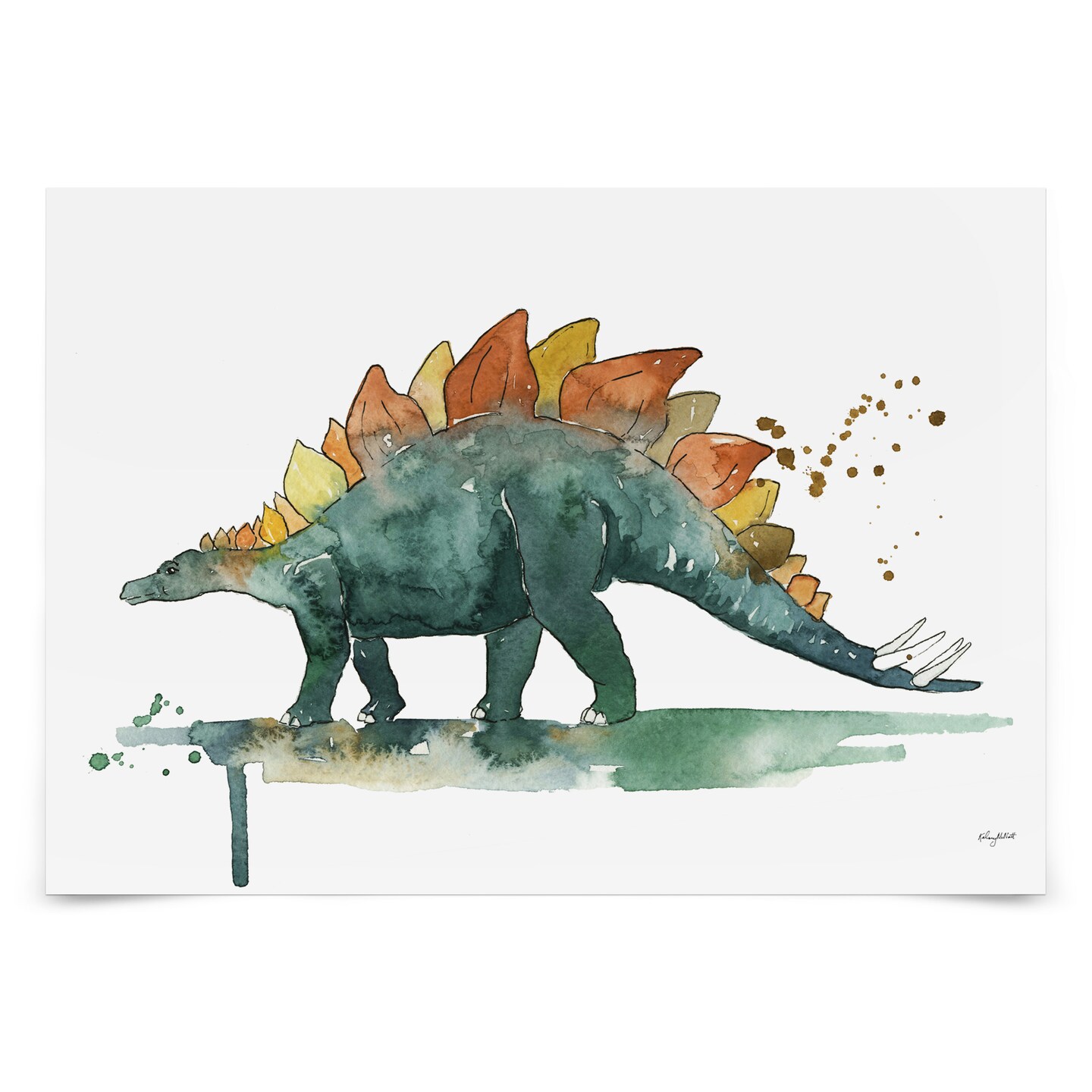 Stegosaurus Poster