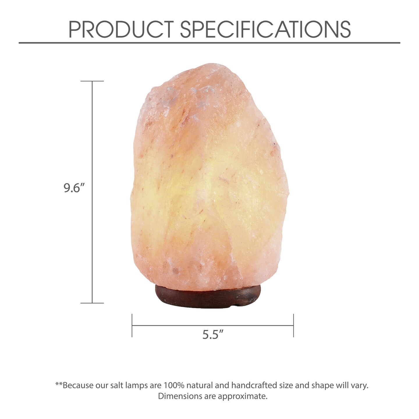 Juancarlos Salt Lamp Dimmable Light