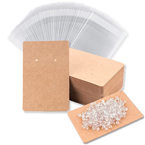Wholesale Fold Over Flower Print Cardboard Paper Jewelry Display Cards for  Necklace & Bracelet Storage 