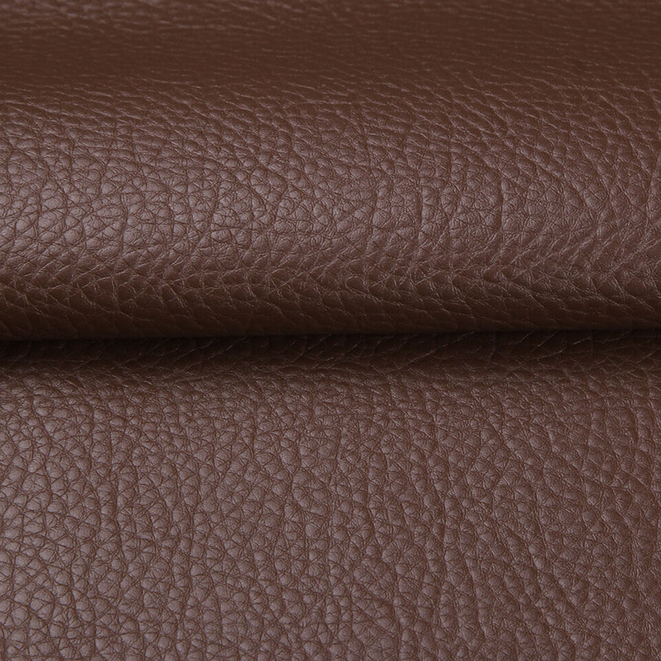 Dark Brown Pebble Textured Faux Leather sheet