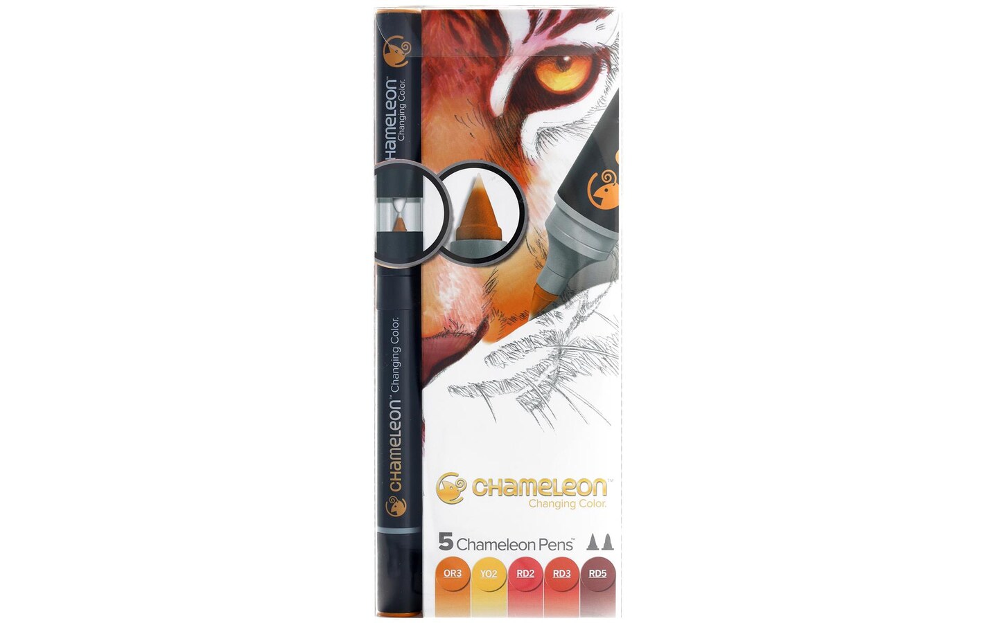 Manuscript Chameleon 5-Pen Warm Tones
