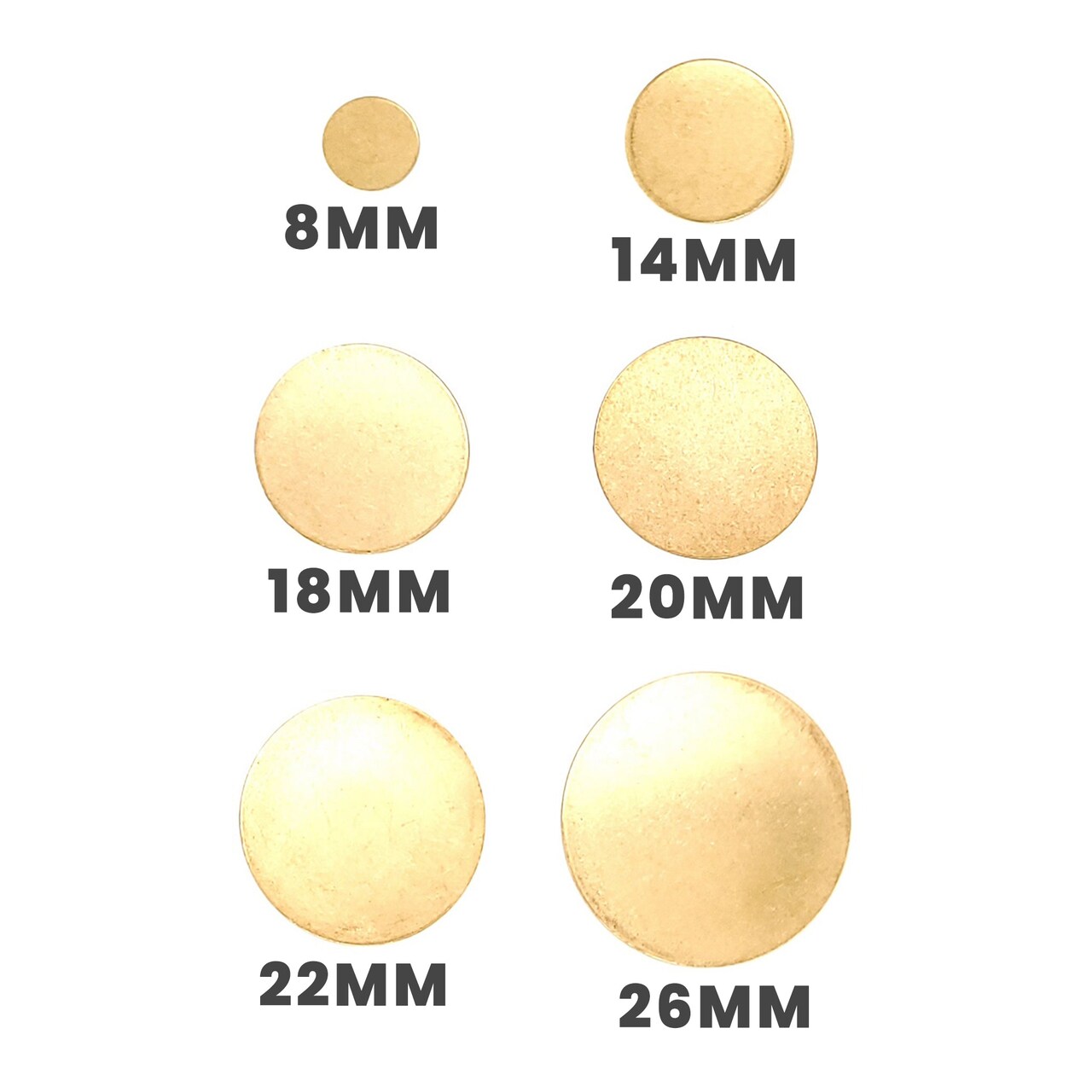 Brass Blank Round Disc | Michaels