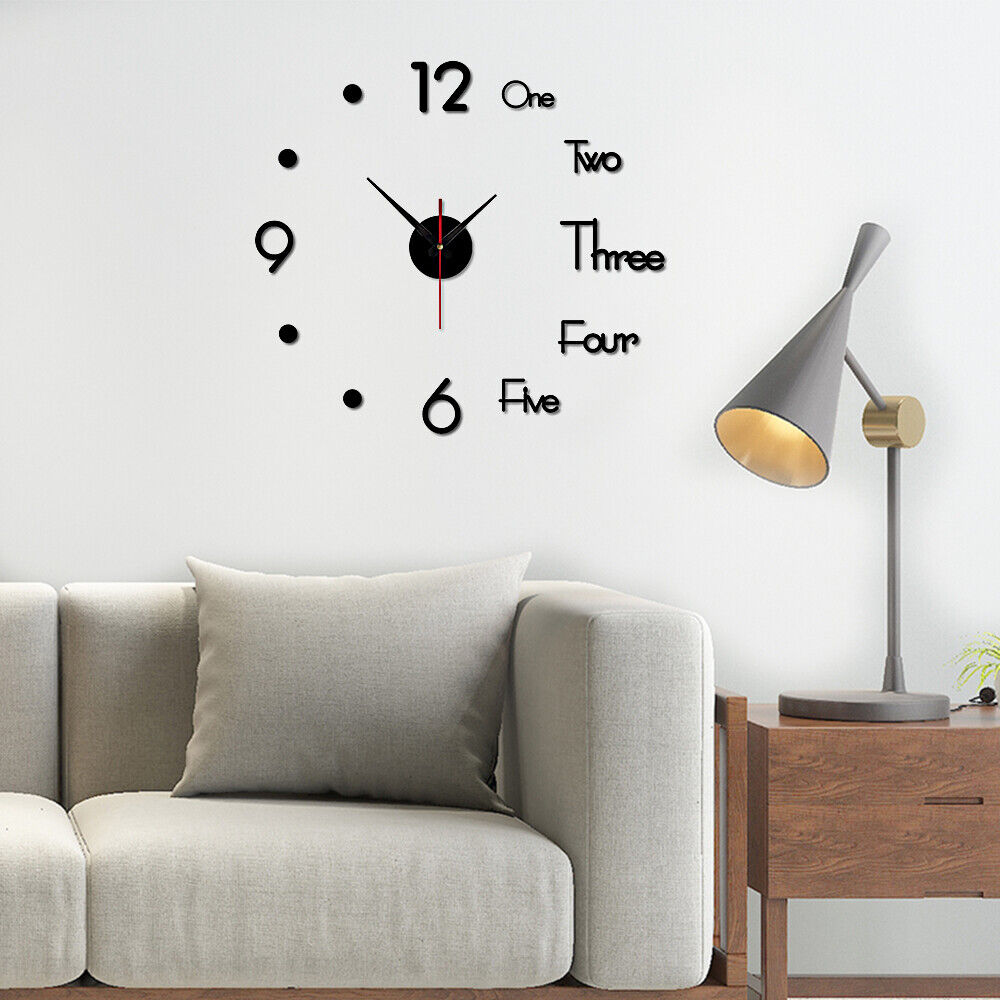 Kitcheniva 3D Modern DIY Wall Clock Home Decor