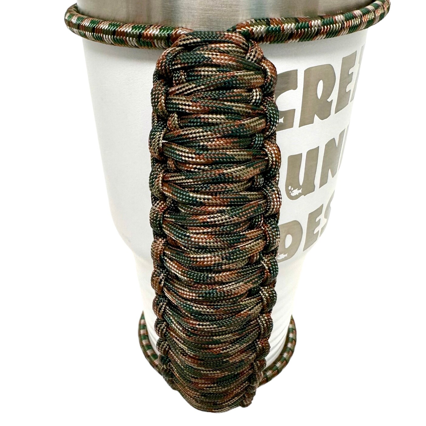 Paracord Handmade Handles for Stainless Steel Tumblers - Made in USA! –  Reel Fishy Apparel