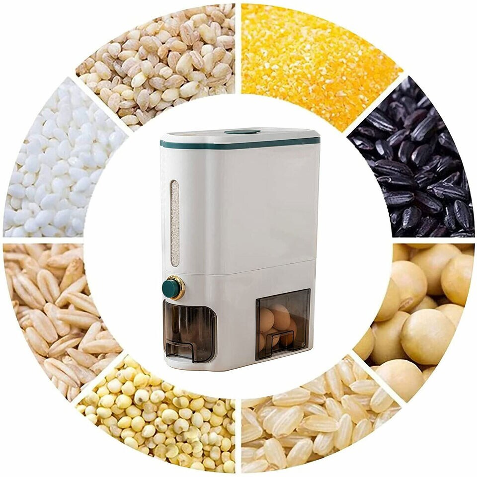 Rice Container Storage Rice Dispenser Automatic Grain Dispenser Sealed