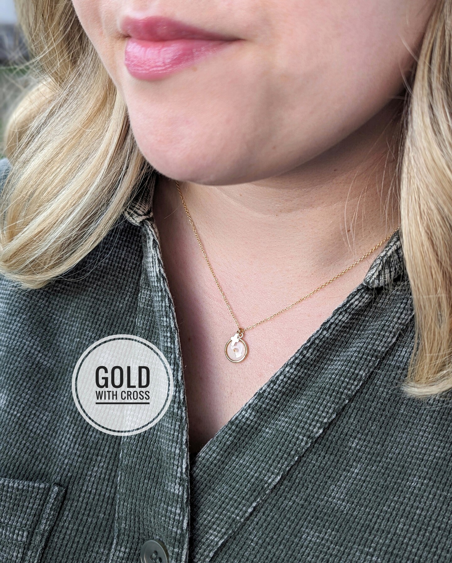 Mustard Seed Necklace Gold filled Mustard Seed Necklace Sterling