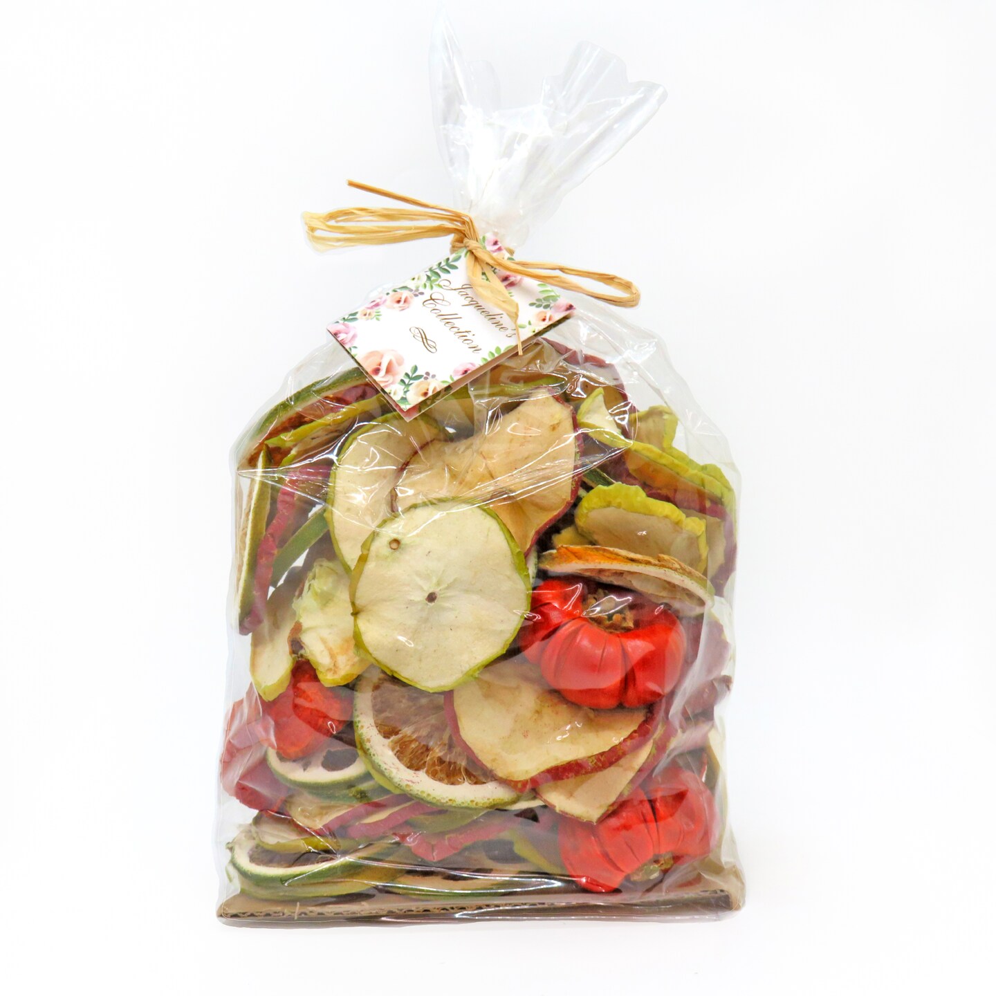National Tree Company 6&#x22; 250 Gram Mixed Potpourri- Red and Green Apples, Sliced Limes, and Chiles