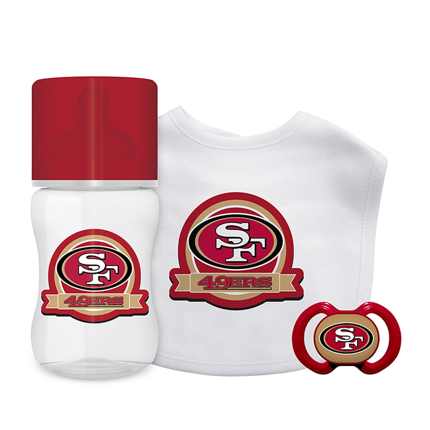 BabyFanatic 3 Piece Gift Set - NFL San Francisco 49ers - Officially  Licensed Baby Apparel