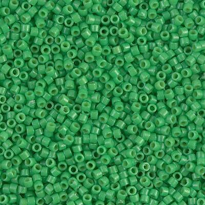Miyuki Delica Bead 11/0, DB2126, Duracoat Opaque Fiji Green, 5 grams