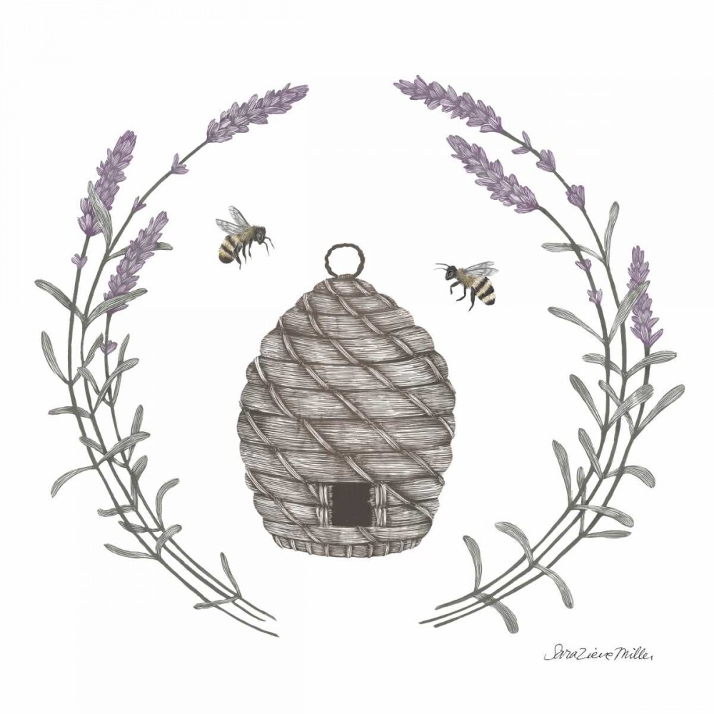 Happy to Bee Home II Poster Print by Sara Zieve Miller - Item # VARPDX33591HR