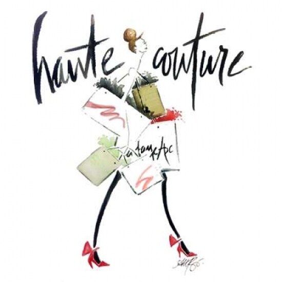 Haute Couture 2 Poster Print by Alicia Zyburt - Item # VARPDXAZSQ004B