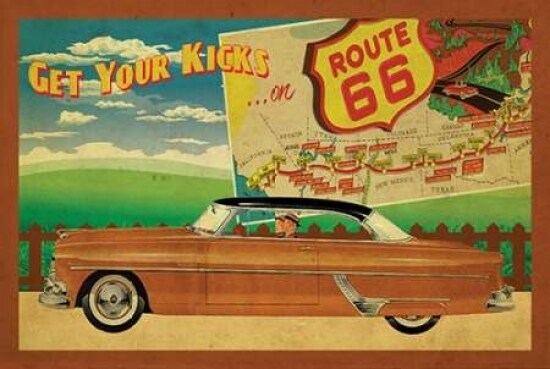 Route 66 II Poster Print by Jason Giacopelli - Item # VARPDXGPL107