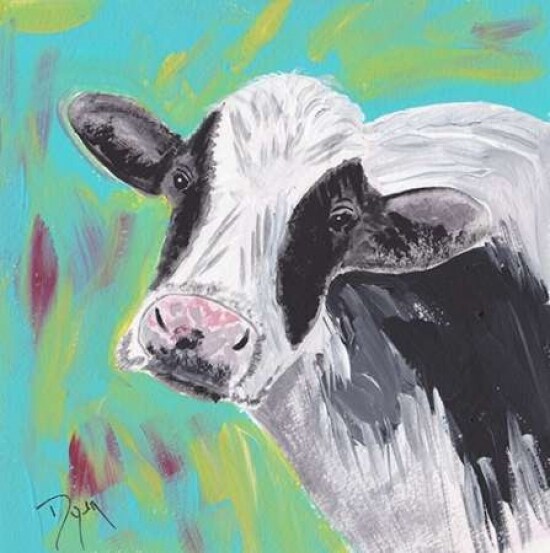Farm Life Cow Poster Print by Beverly Dyer - Item # VARPDXBDSQ048A