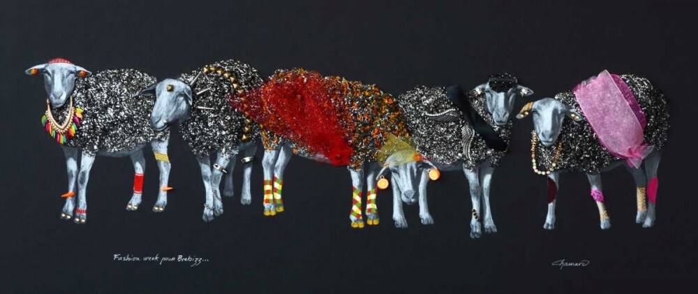 Sheep 02 Poster Print by Jean-Marc Chamard - Item # VARPDX11019