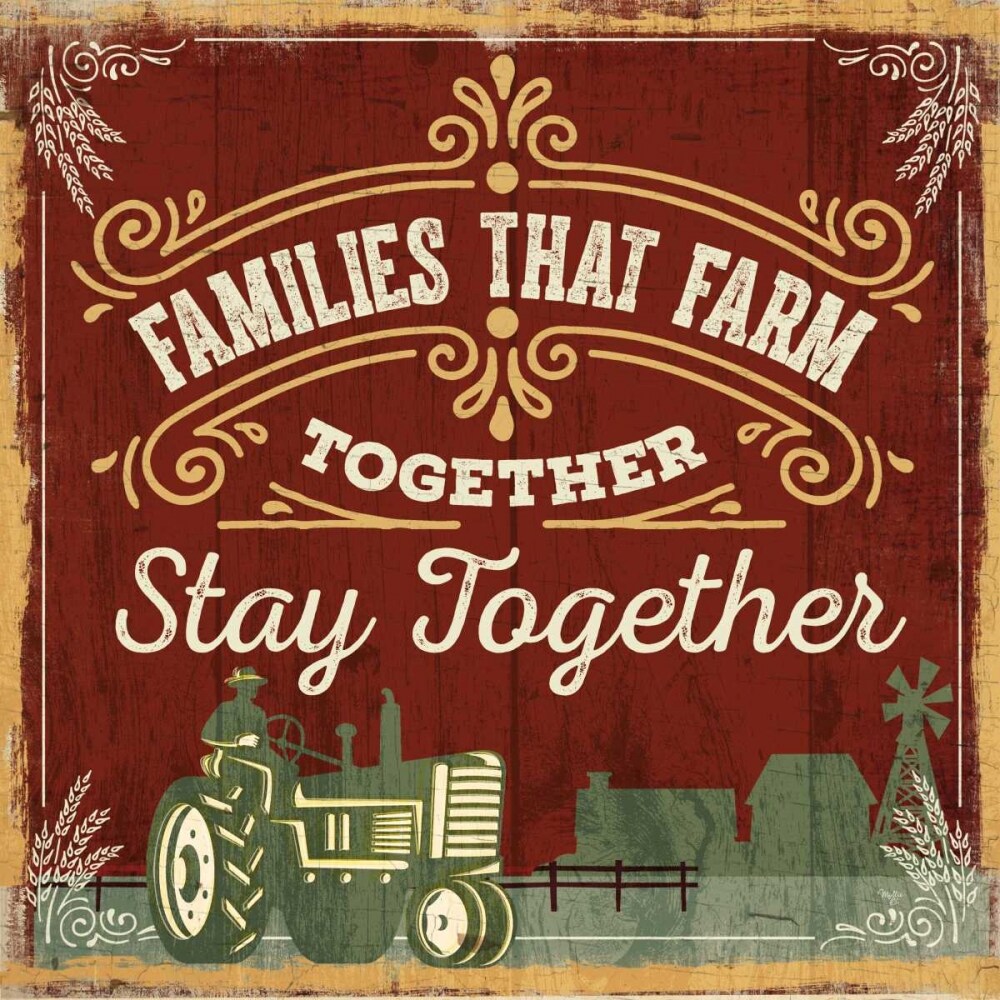 Families That Farm Together Poster Print By Mollie B. Mollie B. - Item ...