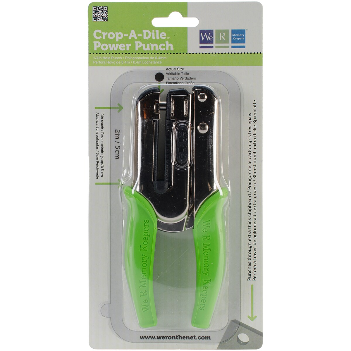 Crop-A-Dile Power Punch-.25&#x22; Hole