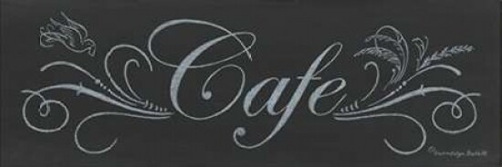 Cafe Chalkboard Poster Print by Gwendolyn Babbitt - Item # VARPDXBAB041