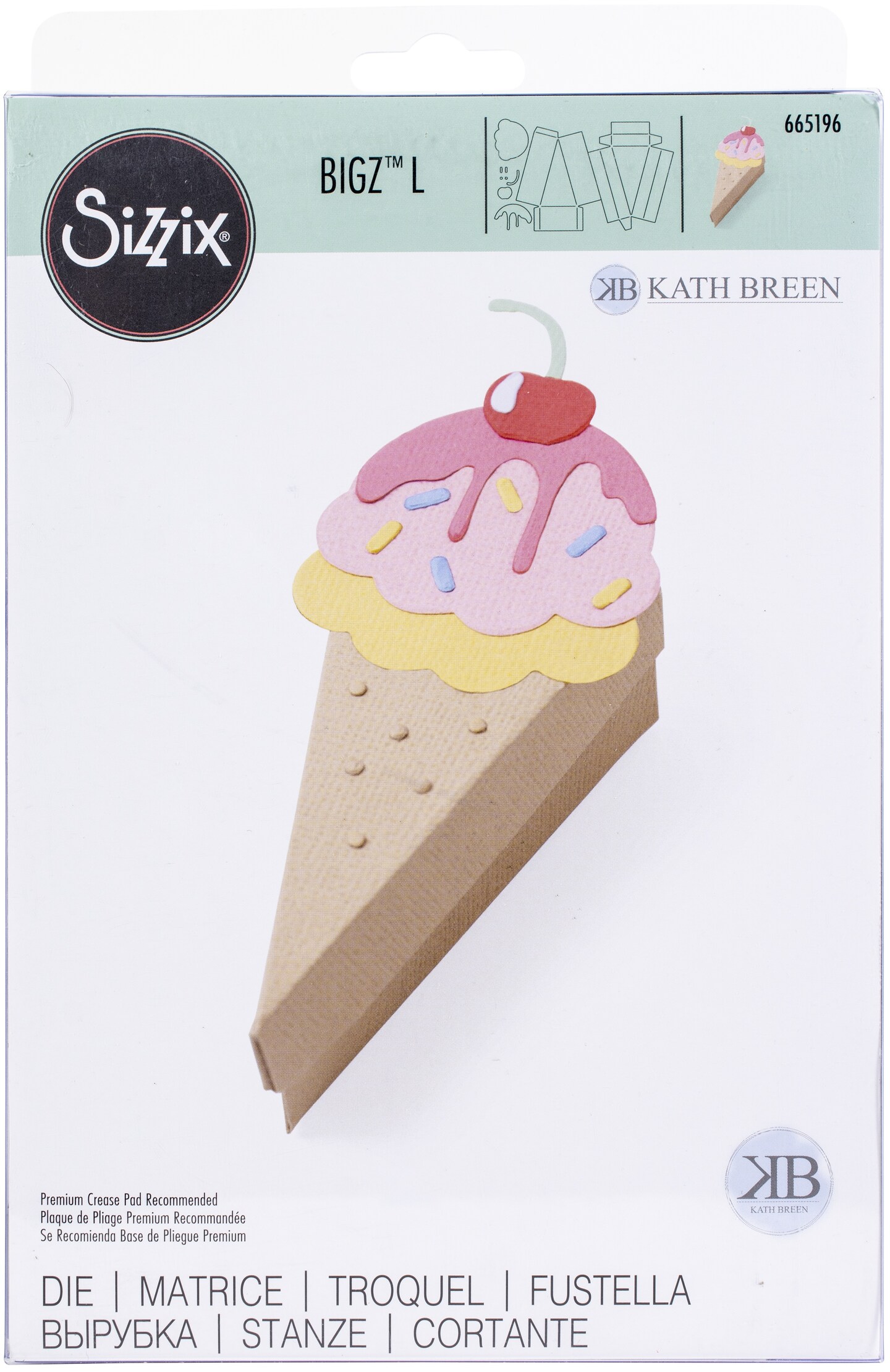 Sizzix Bigz Die By Kath BreenBox Ice Cream Michaels