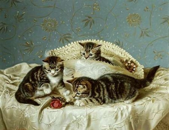 Kittens Up To Mischief Poster Print by Horatio Henry Couldery - Item # VARPDX266105