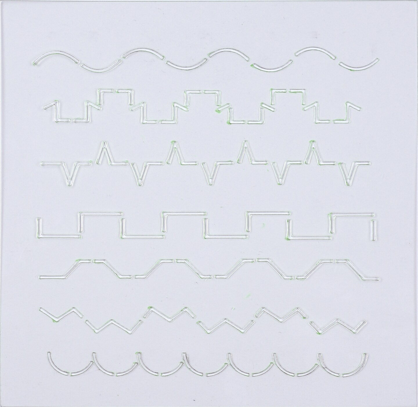 Creative Impressions Embroidery Shape Template Set-5/Pkg