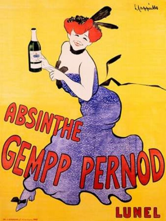 Absinthe Gempp Pernod 1903 Poster Print by Leonetto Cappiello - Item # VARPDX3VI1251