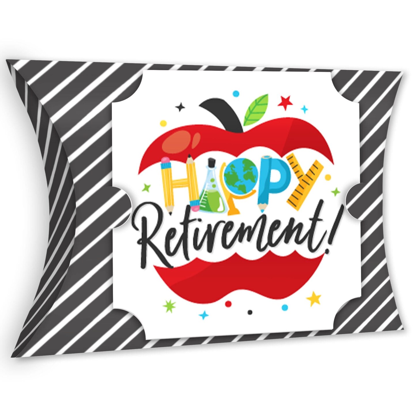 Big Dot of Happiness Teacher Retirement - Favor Gift Boxes - Happy ...