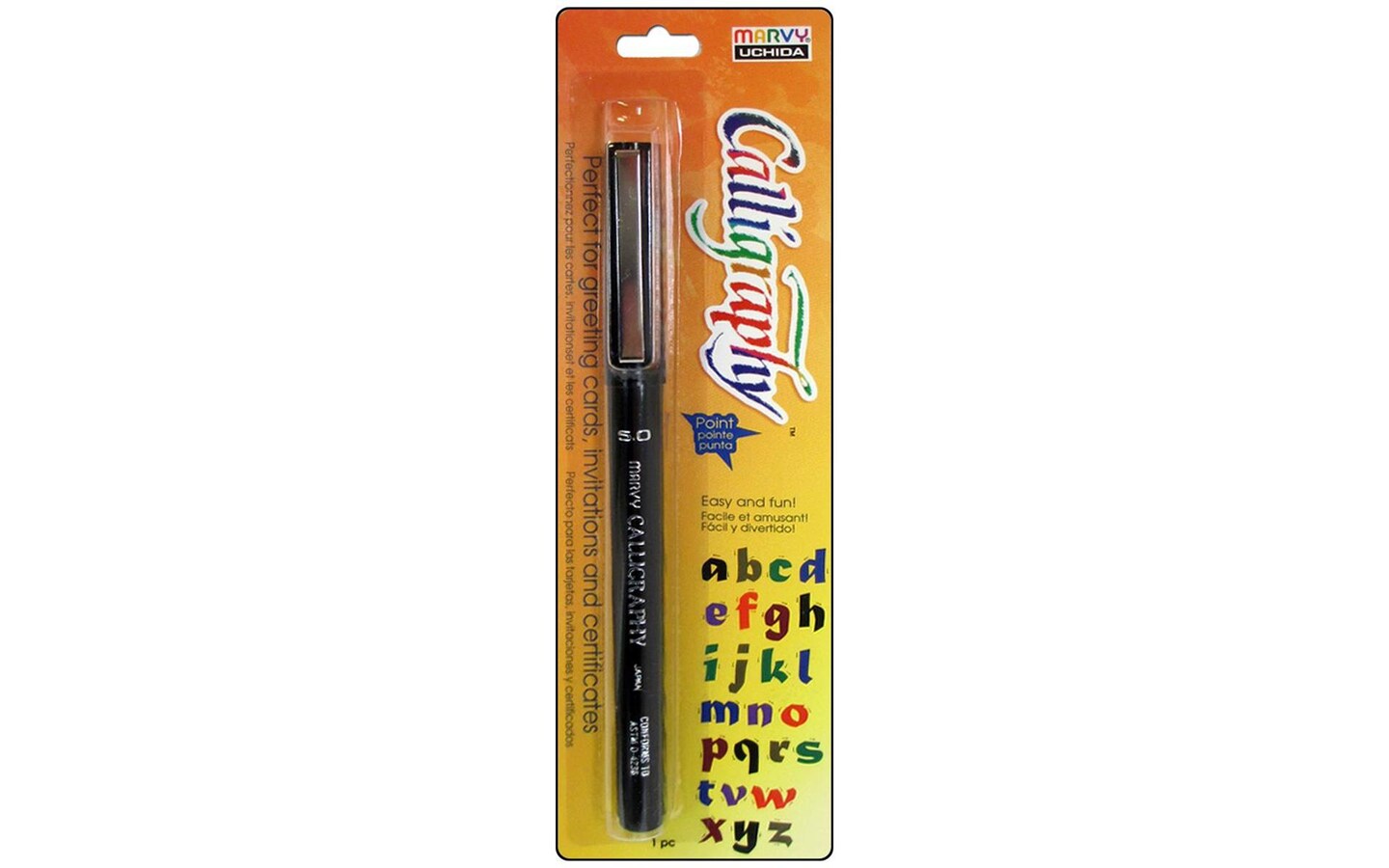 Uchida Calligraphy Marker 5.0mm Card Black