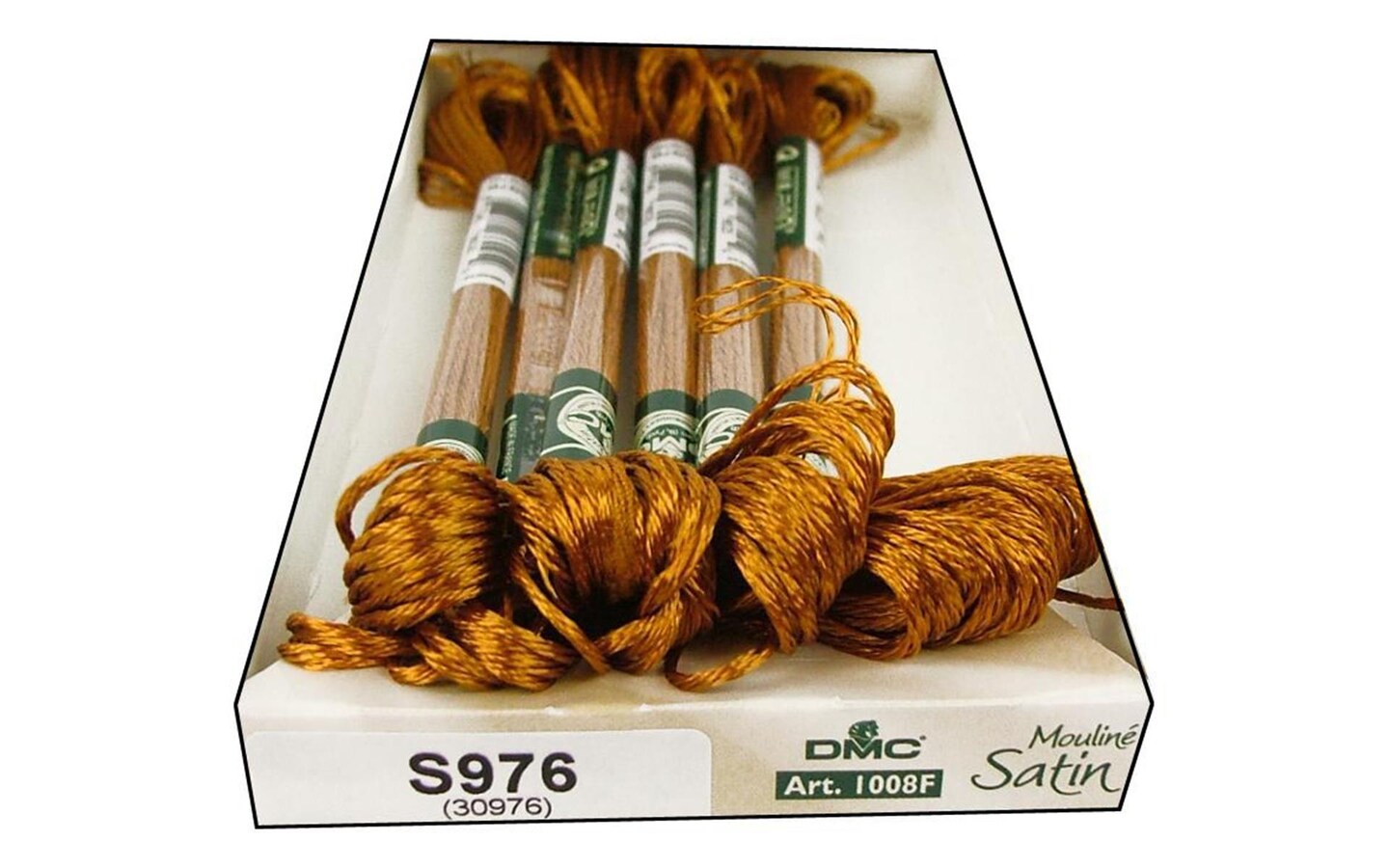 DMC Satin Embroidery Floss Golden Light Brown Michaels