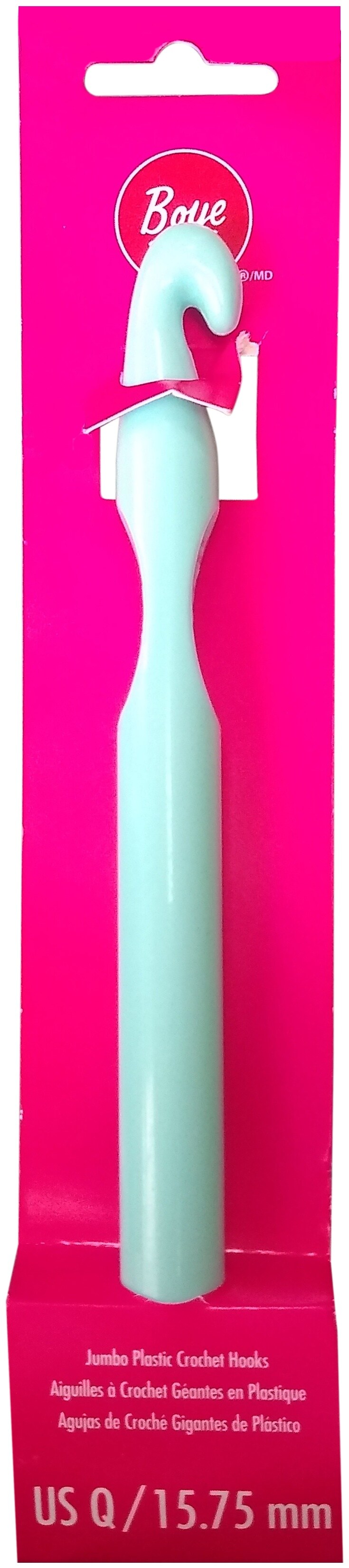 Boye Plastic Crochet Hook 8&#x22;-Size Q/15.75mm