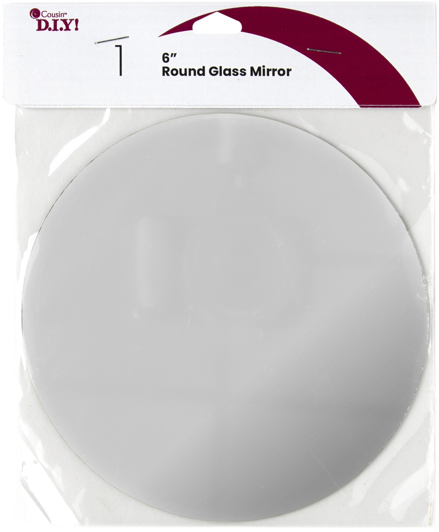 CousinDIY Round Glass Mirror-6&#x22;
