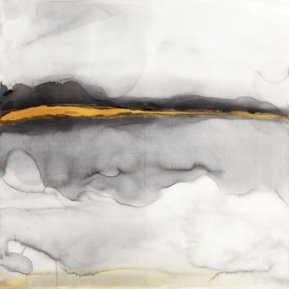 GOLD STRIPE ABSTRACT Poster Print by Atelier B Art Studio - Item # VARPDXBEGABS74