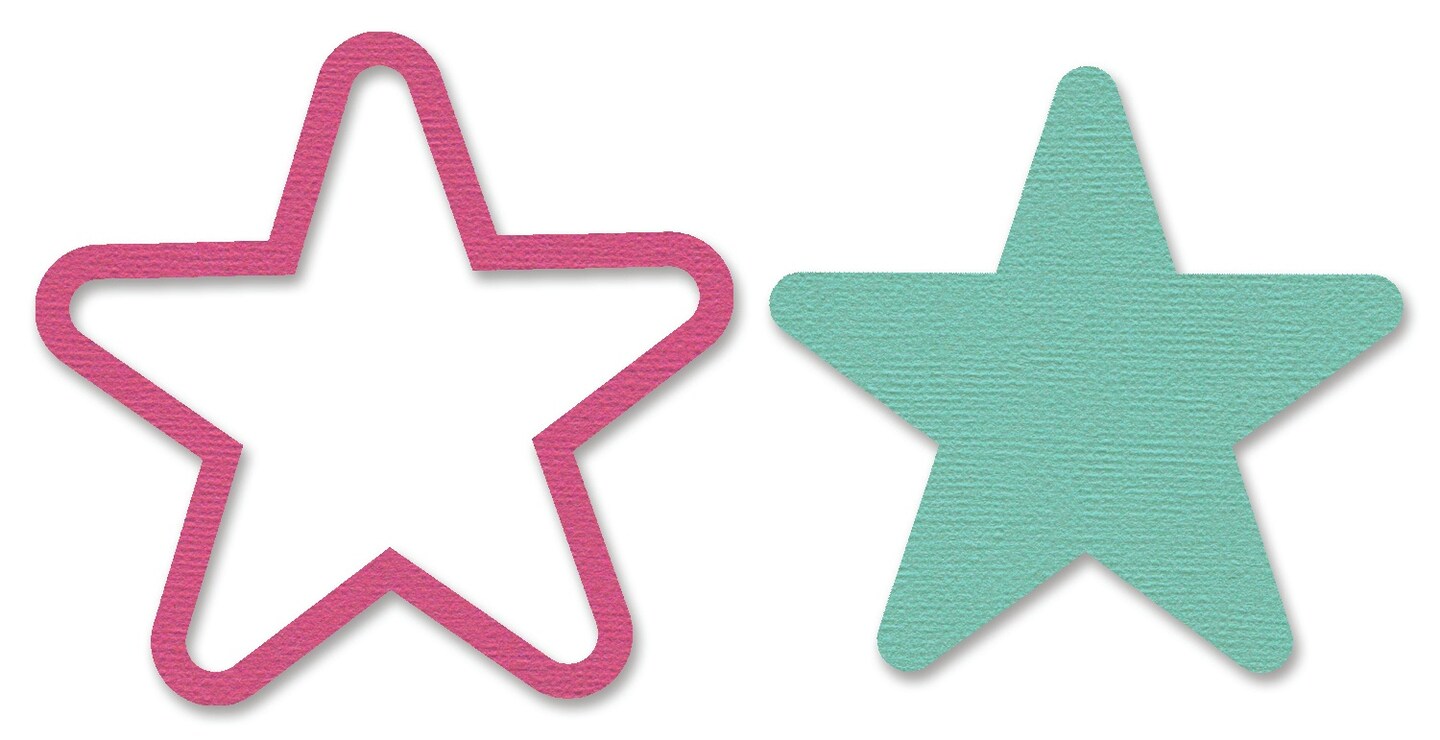 Sizzix Framelits Dies 2/Pkg-Star