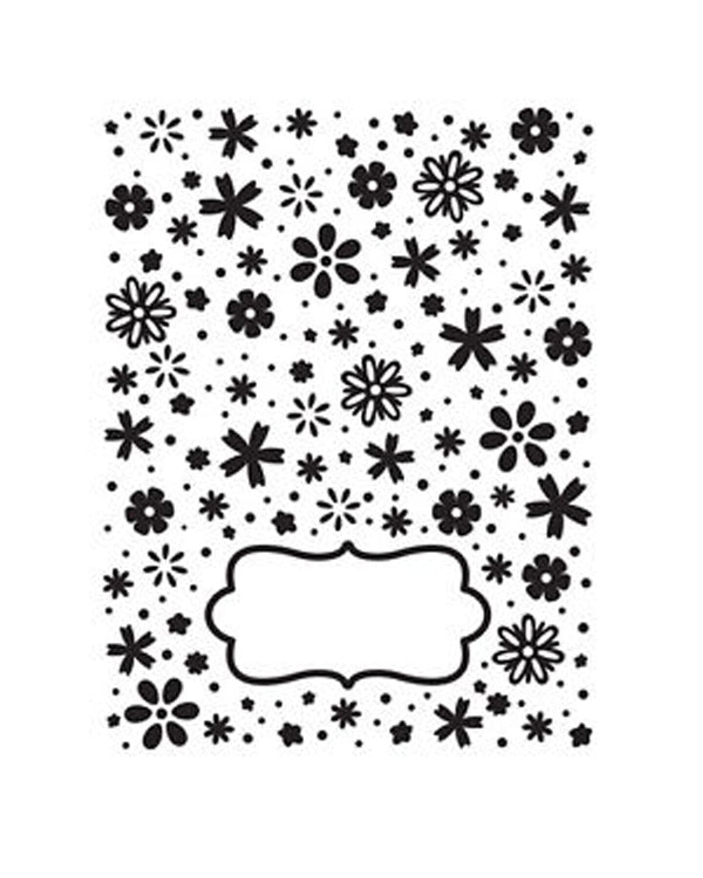 Ultimate Crafts Embossing Folders Daisy Dreams -Allura Collection
